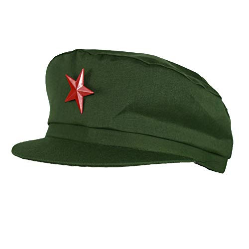 Communist Party Red Army Uniform Hat Chinese Chairman Mao Zedong Costumes Theater Accessory Cap Communist Party Red Army Uniform Hat Chinese Chairman Mao Zedong Costumes Theater Accessory Cap