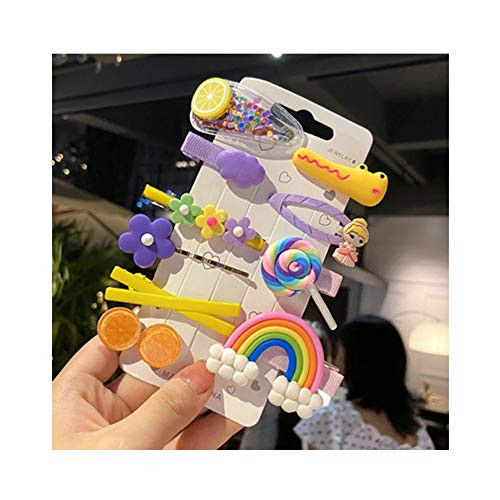 Girls Hair Clips 10 Pcs Lovely Fruit Printed Hair Clips Cartoon Design Hairpins for Kids Teens Pets -Orange Set- Girls Hair Clips 10 Pcs Lovely Fruit Printed Hair Clips Cartoon Design Hairpins for Kids Teens Pets -Orange Set-