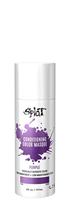 Splat Hair Color Conditioning Masque -6oz- -Purple- Splat Hair Color Conditioning Masque -6oz- -Purple-