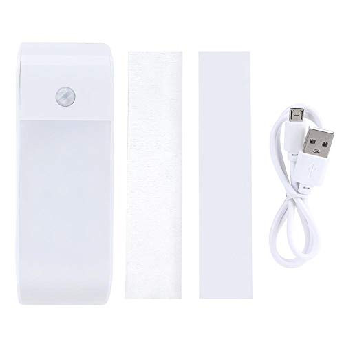 CHICIRIS Motion Sensor LED Closet Light USB Rechargeable- Sensing Light Infrared Closet Motion Detector Wall Lamp Under Cabinet Wireless Stick-Anywhere Night Light Bar for Stairs-Wardrobe-Kitchen