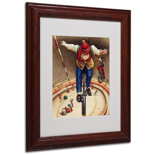 Vertigus Artwork by Edgar Barrios, Wood Frame, 11 by 14-Inch