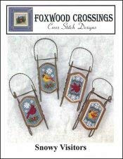 Snowy Visitors Cross Stitch Chart