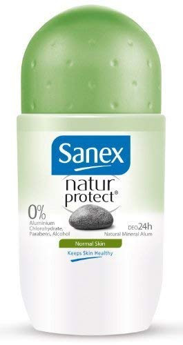 Sanex Natur Protect- Efficacit Naturelle- Natural Odour Control- Pierre D'Alun- Peaux Normales - Le Roll-On De 50Ml