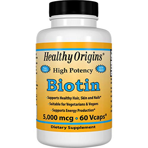 HEALTHY ORIGINS BIOTIN 5-000 MCG- 60 VCAP