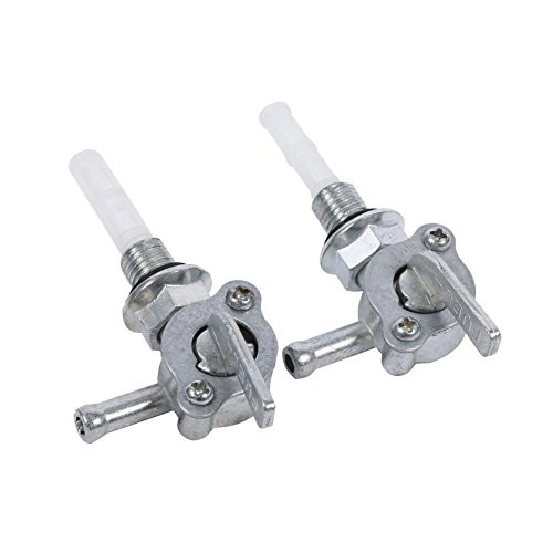 2pcs Petrol Tap Tank Petcock Generator Fuel Tap Valve Motorcycle ATV Valve Tap Petcock Valve Generator Fuel Tank Shut off Valve