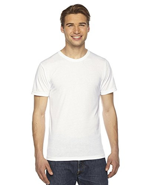 American Apparel PL401W Unisex Sublimation T-Shirt White M