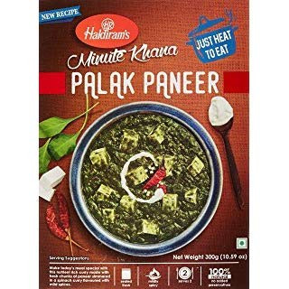 Haldiram's Palak Paneer - Minute Khana -Ready-to-Eat- 300 gm