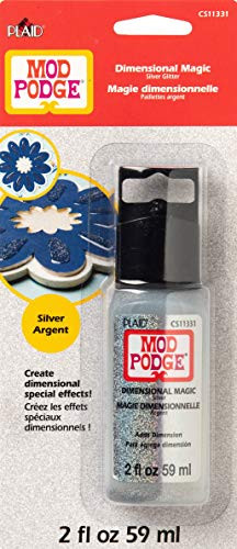 Mod Podge CS11331 Glitter Dimensional Magic- 2 oz- Silver