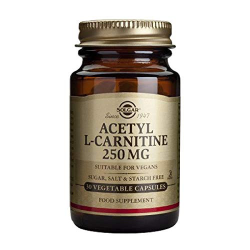 Solgar  Acetyl L-Carnitine 250 mg- 30 Vegetable Capsules