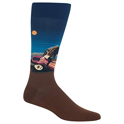 Hot Sox Mens Henri Rousseaus The Sleeping Gypsy Crew Socks Hot Sox Mens Henri Rousseaus The Sleeping Gypsy Crew Socks
