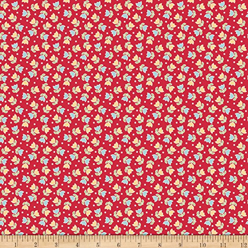 Riley Blake Designs Riley Blake Bake Sale 2 Tulip Red Fabric by The Yard