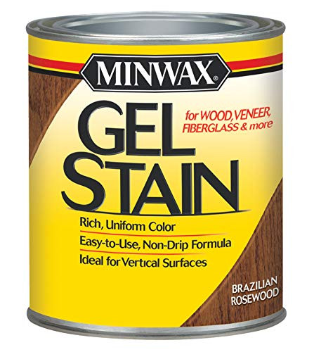 Minwax 260804444 Interior Wood Gel Stain- 1/2 pint- Brazilian Rosewood