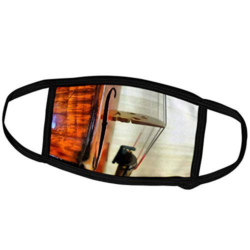 3dRose Face Mask Large- Violin String Instrument in Detail