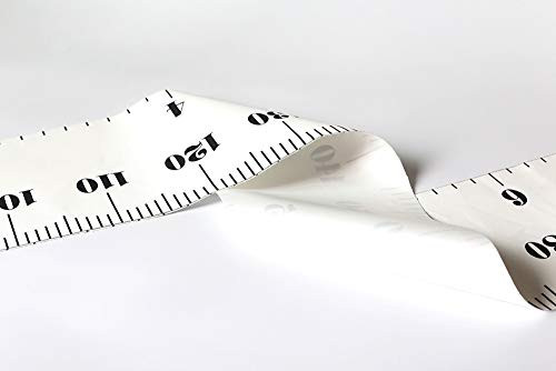 UIOP Baby Growth Chart Ruler for Kids Wood Frame Height Measure Chart 7.9in x 79in Canvas Hanging Height Growth Chart
