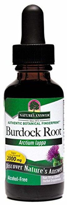 Nature's Answer Alcohol-Free Burdock Root- 1-Fluid Ounce Nature's Answer Alcohol-Free Burdock Root- 1-Fluid Ounce