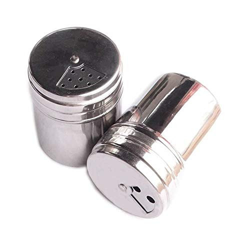 GyLazhuziz Condiment Bottle Jar ?Stainless Steel Seasoning Spice Sugar Salt Tank Box? Kitchen Cooking Barbecue Pepper Storage Jar -Size - Large- GyLazhuziz Condiment Bottle Jar ?Stainless Steel Seasoning Spice Sugar Salt Tank Box? Kitchen Cooking Barbecue Pepper Storage Jar -Size - Large-