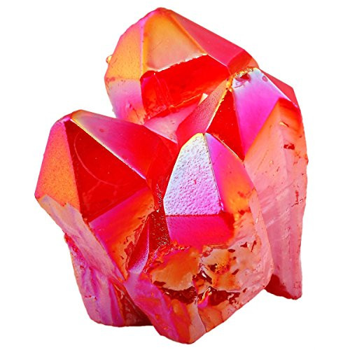 rockcloud Healing Crystal Natural Titanium Coated Deep Red Rock Quartz Cluster Geode Druzy Home Decoration Gemstone Specimen rockcloud Healing Crystal Natural Titanium Coated Deep Red Rock Quartz Cluster Geode Druzy Home Decoration Gemstone Specimen