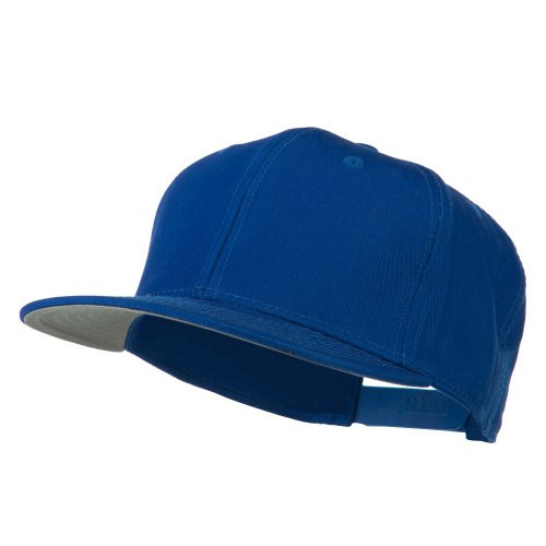 Otto Superior Cotton Twill Flat Bill Snapback Cap - Royal OSFM Blue