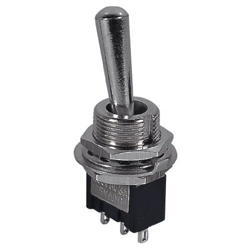 CYGUSA SPDT Center Off Miniature Body Toggle SwitchinchLarge Toggleinch