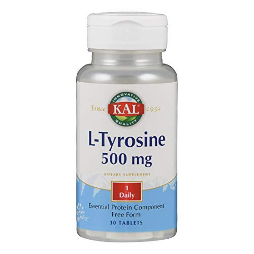 Kal 500 Mg L-tyrosine Tablets- 30 Count