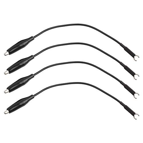 4Pcs Oscilloscope Probe Ground Lead Wire Cable Professional High Presision Probe Parts with Clip Oscilloscope Accessories Kit