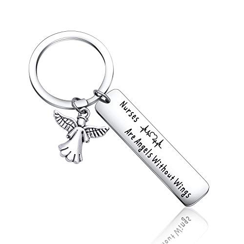 Healthcare RN Registered Nurse Gift Medical Gift Nursing Keychain Nurse Appreciation Jewelry Medical Jewelry Physician Assistant Gift Nursing Worker Gift BFF Gift Nurse Day Jewelry (Angels Keyring) Healthcare RN Registered Nurse Gift Medical Gift Nursing Keychain Nurse Appreciation Jewelry Medical Jewelry Physician Assistant Gift Nursing Worker Gift BFF Gift Nurse Day Jewelry (Angels Keyring)