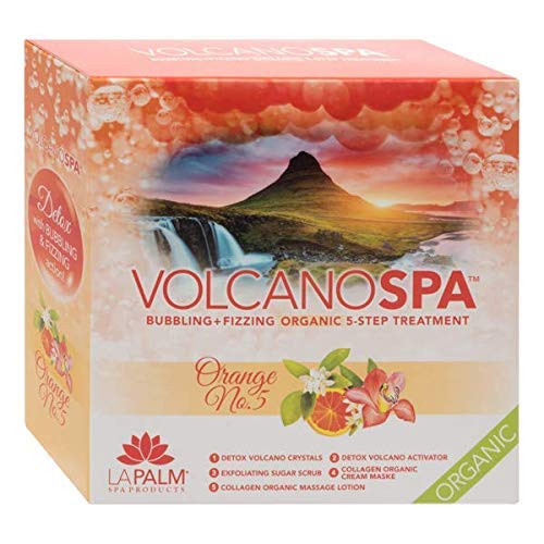 La Palm Volcano Spa 5 Step Pedicure Kit -Orange No.5-