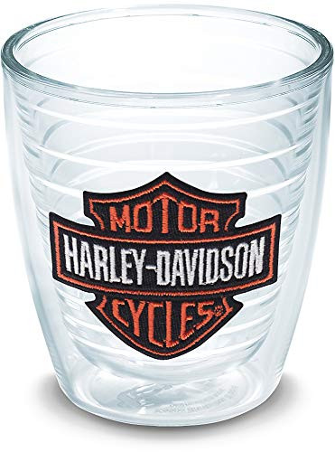 Tervis 1074811 Harley Davidson-Bar & Shield Insulated Tumbler with Emblem, 12 oz, Clear