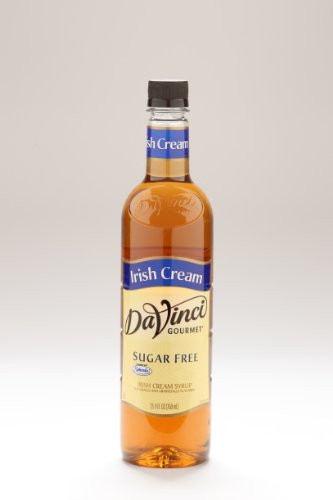 Davinci Gourmet 13353 Davinci Sugar Free Flavor Syrup - 750Ml Plastic Bottle Irish Cream