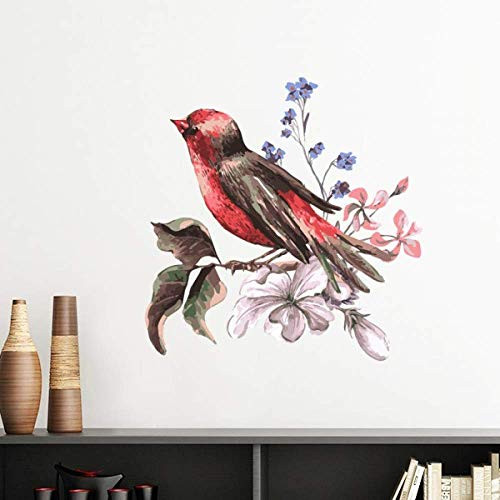 DIYthinker Branch Birds Flower Vinyl Wall Decoration Sticker Poster Wallpaper Decal Self Adhesive