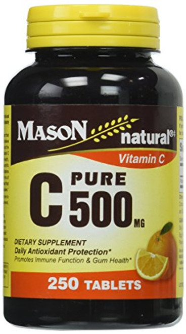 Mason Vitamins C 500 mg Pure Ascorbic Acid Tablets- 60 Count Mason Vitamins C 500 mg Pure Ascorbic Acid Tablets- 60 Count