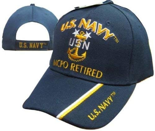 Infinity Superstore U.S. Navy MCPO Retired USN Ball Cap Hat Embroidered 3D -Licensed- 401E