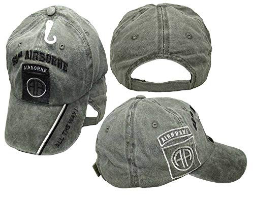 Trade Winds 82nd Airborne All The Way Olive Stone Washed Shadow Embroidered Cap CAP627B Hat Trade Winds 82nd Airborne All The Way Olive Stone Washed Shadow Embroidered Cap CAP627B Hat