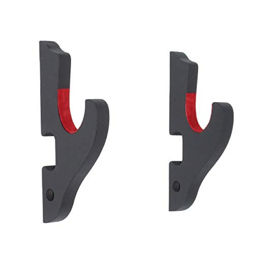 Eforlife 2/Set Sword Hook Wall Mount Samurai Sword Hanger Display Holder Adjustable for Katana Wakizashi Tanto Genji Sword Weapon Rack -1 Tier Padded-