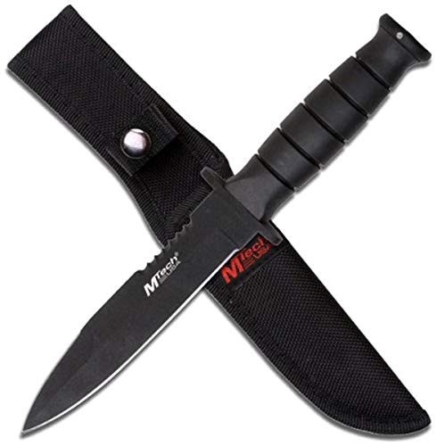 MTECH USA MT-575 Fixed Blade Knife 10.5-Inch Overall - black