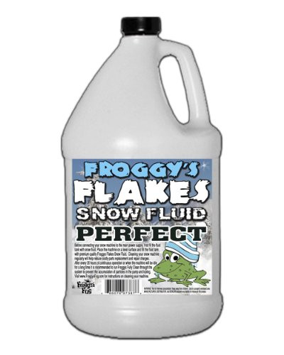 Froggys Snow Juice - 1 Gallon Evaporative Fluid for Artificial Snow Flake Machines