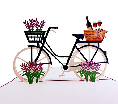 iGifts And Cards Fun Bike and Fine Wine 3D Pop Up Greeting Card Happy Birthday- Friendship- Thank you- Just Because- Anniversary- Romantic- Unique iGifts And Cards Fun Bike and Fine Wine 3D Pop Up Greeting Card Happy Birthday- Friendship- Thank you- Just Because- Anniversary- Romantic- Unique