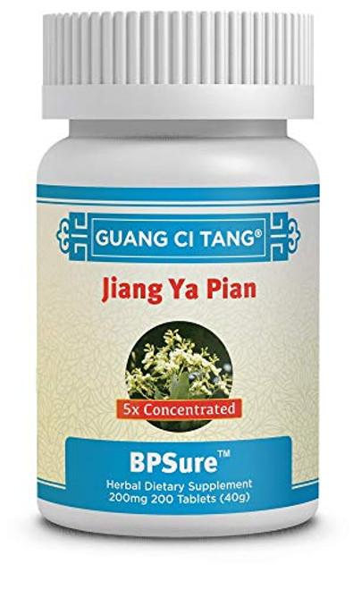 Guang Ci Tang - Jiang Ya Pian/Wan - BPsure - -Formerly HypertenSure- 200 mg 200 Tablets Guang Ci Tang - Jiang Ya Pian/Wan - BPsure - -Formerly HypertenSure- 200 mg 200 Tablets