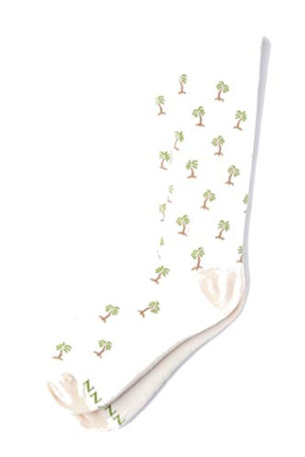 Men's Hipster Tropical Waving Palm Trees Novelty Crew Dress Trouser Socks -Ivory- Men's Hipster Tropical Waving Palm Trees Novelty Crew Dress Trouser Socks -Ivory-