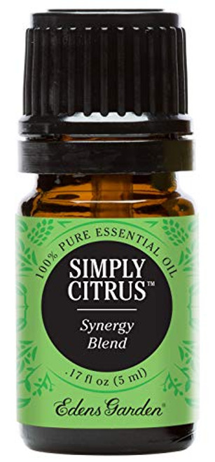 Edens Garden Simply Citrus Essential Oil Synergy Blend- 100 percent Pure Therapeutic Grade -Cold Flu and Digestion- 5 ml Edens Garden Simply Citrus Essential Oil Synergy Blend- 100 percent Pure Therapeutic Grade -Cold Flu and Digestion- 5 ml
