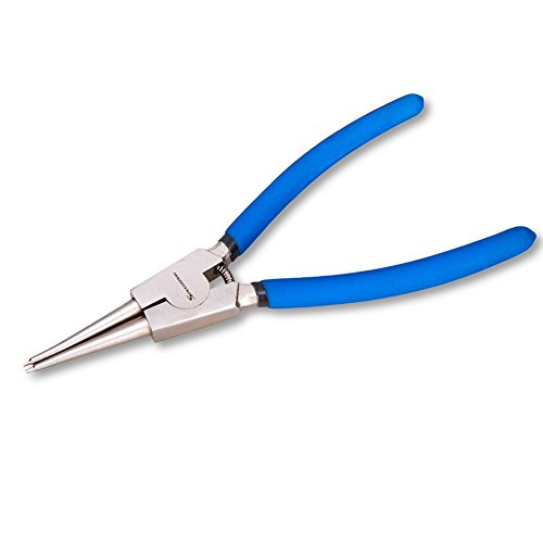 SPEEDWOX 7" External Snap Ring Pliers Straight Jaw Retainer Ring Pliers Retaining Ring Pliers C Clip Pliers Precision Circlip Pliers Retaining Clip Pliers Maintain Solid Eclip Removal Tool