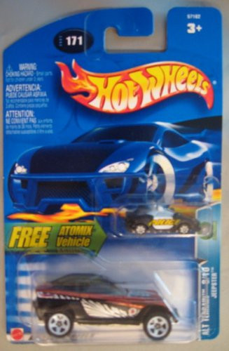 Hot Wheels 2003 Alt Terrain Jeepster ORANGE Atomix 8/10  171 1-64 Scale