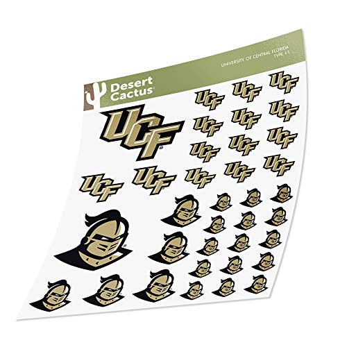 University of Central Florida Sticker Vinyl Decal Laptop Water Bottle Car Scrapbook -Type 1 Sheet-