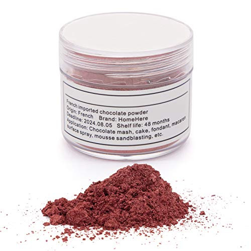 HomeHere Burgundy Luster Dust Edible Cake Wine Red Dust- 7g -Burgundy-