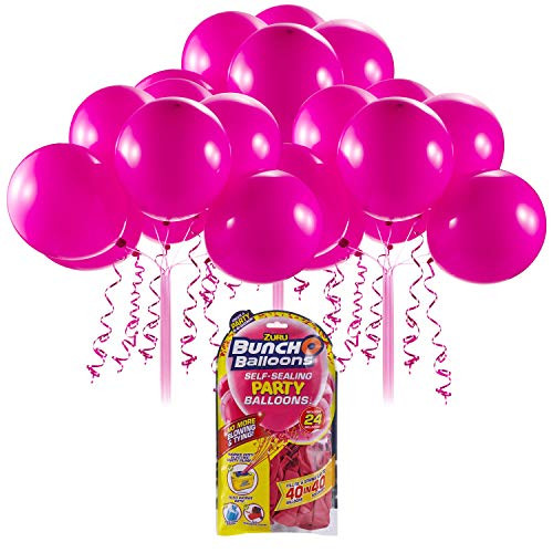 Bunch O Balloons Self-Sealing Latex Party Balloons -24 x Pink 11in Balloons- by ZURU