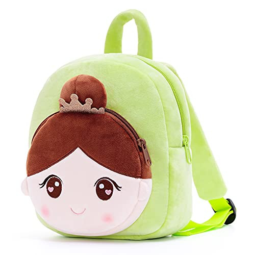 Gloveleya Toddler backpack Girls Gift Kids Soft Plush Bag Green Ballet Age 2Plus