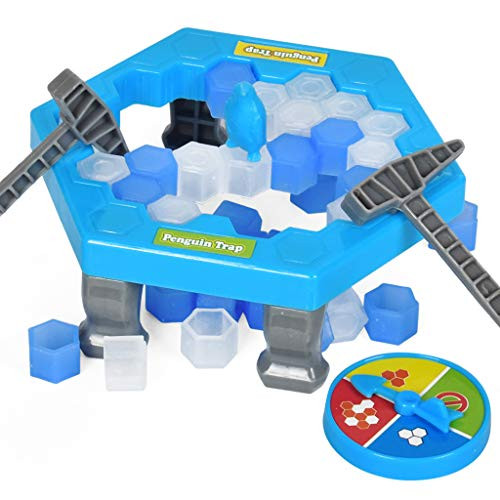 Save Penguin Don't Break The Ice Game- Save Penguin On Ice Game Penguin Trap Game- Activate Funny Family Party Ice Breaking Kids Puzzle Table Knock Block Game