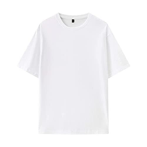 DIKASI Men's Classics Cotton Regular Crew Neck Short Sleeve Tee Big-Tall T-Shirt Fashion -White- X-Large- DIKASI Men's Classics Cotton Regular Crew Neck Short Sleeve Tee Big-Tall T-Shirt Fashion -White- X-Large-