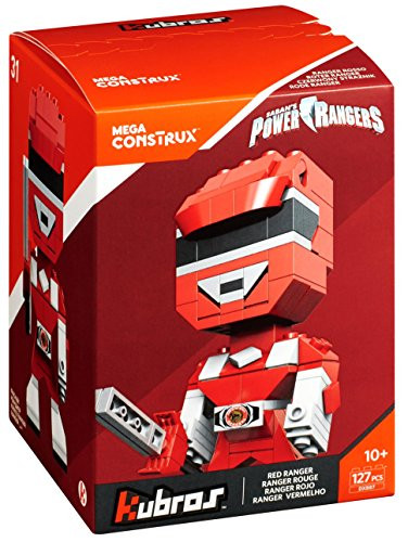 Mega Construx Kubros Power Rangers Red Ranger Building Kit