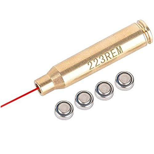 Paddsun Bore Sight Cal Red Dot Boresighter .223 REM Laser Cartridge Sighter 5.56mm Rem Gaug for NATO Boresight Scope Rem Gauge with Batteries- Zero Bore Sighter Lasers for Rifles Paddsun Bore Sight Cal Red Dot Boresighter .223 REM Laser Cartridge Sighter 5.56mm Rem Gaug for NATO Boresight Scope Rem Gauge with Batteries- Zero Bore Sighter Lasers for Rifles